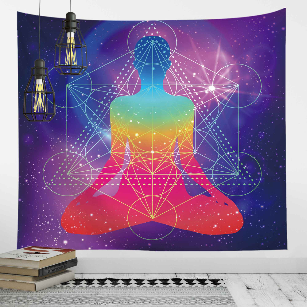 ins Nordic Style Bedroom Decorative Tapestry Cross-border Special for Digital Printing Online Celebrity Anchor Live Background Cloth Hanging Cloth