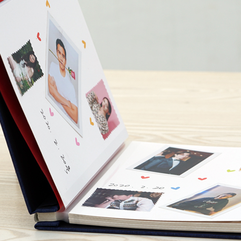 Retro Creative diy Handmade Album Couple Artistic Self-adhesive Film-coated Album Gift Nostalgic Album