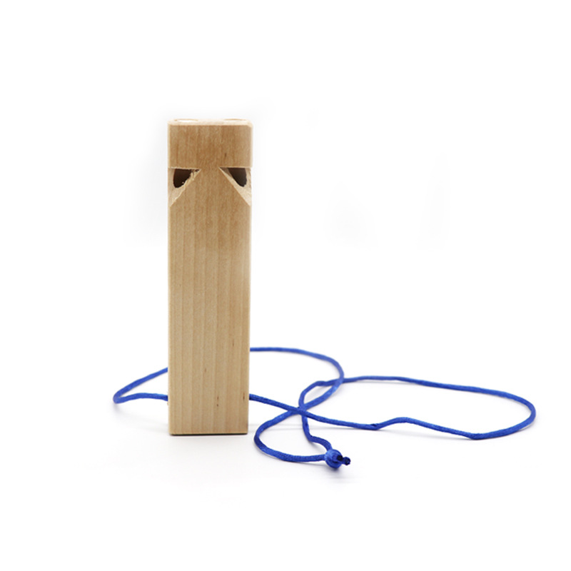 diy Wooden Whistle White Billet Train Sound Whistle Painting Graffiti Wooden Whistle Wooden Train Flute Double Row Whistle