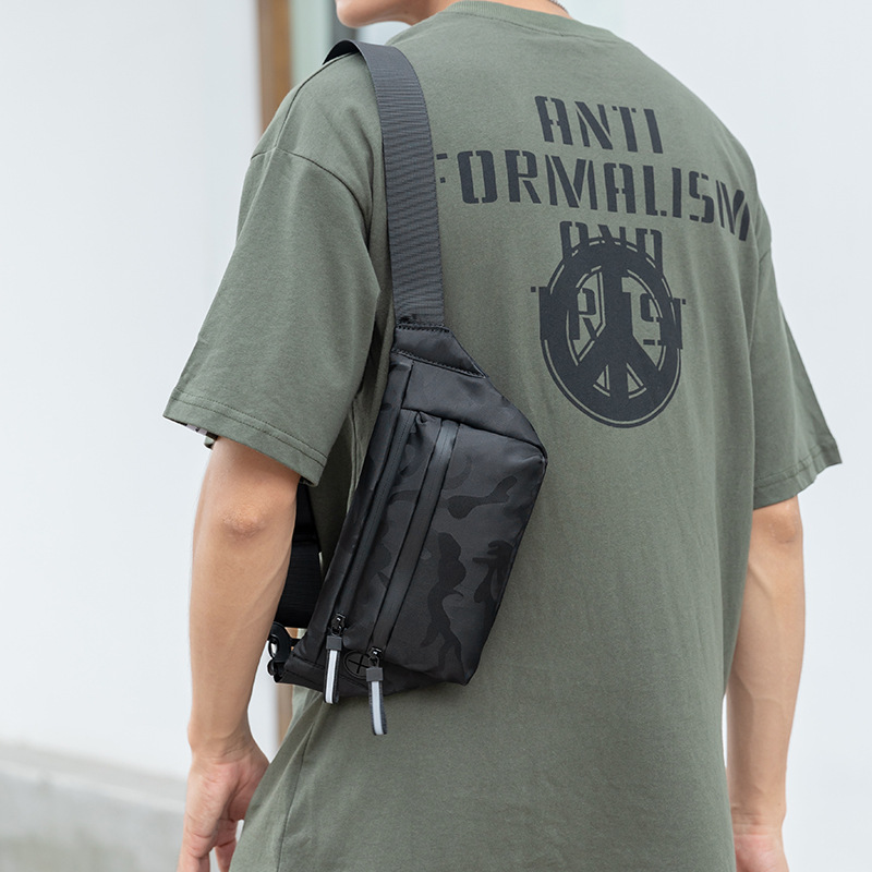 Manufacturers Men's Waist Bag Casual Chest Bag Trendy Brand Shoulder Bag Sports Satchel Small Backpack Crossbody Bag Men's Bag