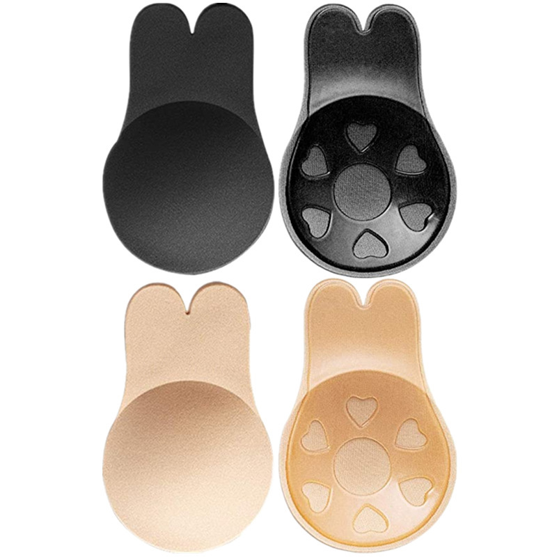 Factory direct breathable invisible silicone breast patch breathable upper lift breast rabbit ear lifting breast patch