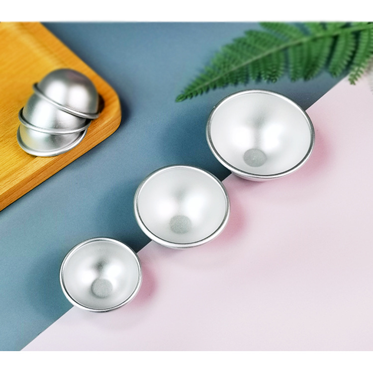 Xue Mei Niang Mold Round Mold Dafu Pi Xue Mei Niang Mould Semi-round Spherical Jelly Pudding Mold Homemade Baking diy