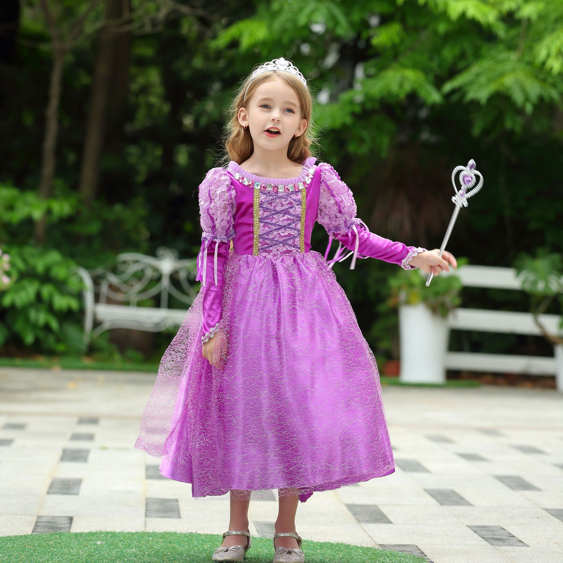2023 Sophia Dress Dress Girls Dress Frozen 2 Princess Dress Girls Rapunzel