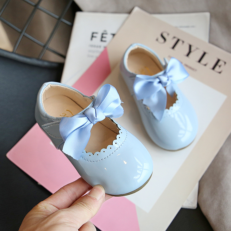 Children's Candy-colored Leather Shoes Soft-soled Children's Princess Shoes Spring and Autumn New Korean Style Women's Baby Shoes Children's Shoes Foreign Trade