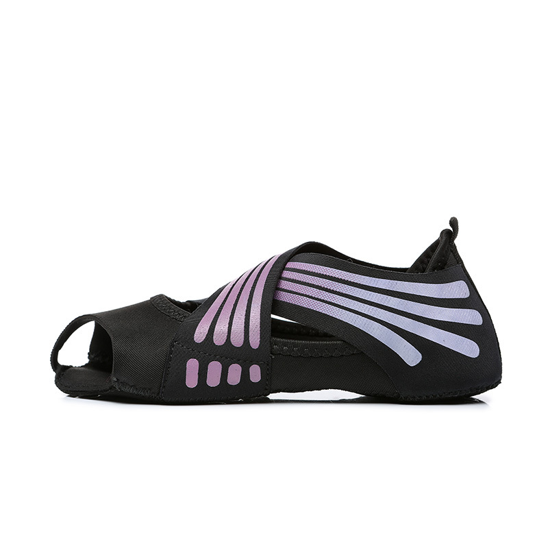 Spot New Strap Air Yoga Socks Anti-slip Adult Open Finger Adult Yoga Shoes Pilates Dance Shoes