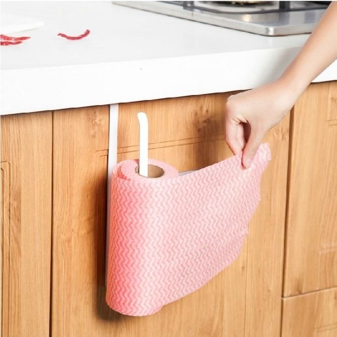 Kitchen Tissue Rack Preserving Film Rack Storage Rack Tissue Rack Punch-free Napkin Rack Cabinet Roll Paper Rack Hanging