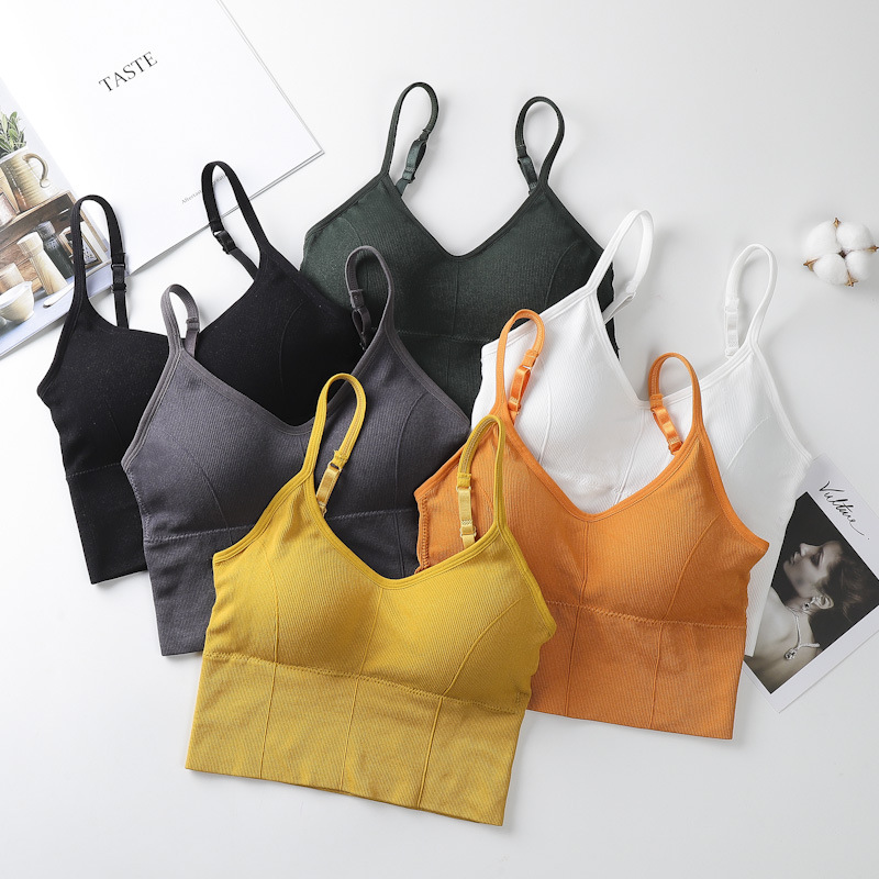 Cyber Celebrity Kaka Same Style Large U-Shaped Beauty Back Sling No Steel Ring Wrap Vest Bra Sports Underwear Women's Plus Fat Edition