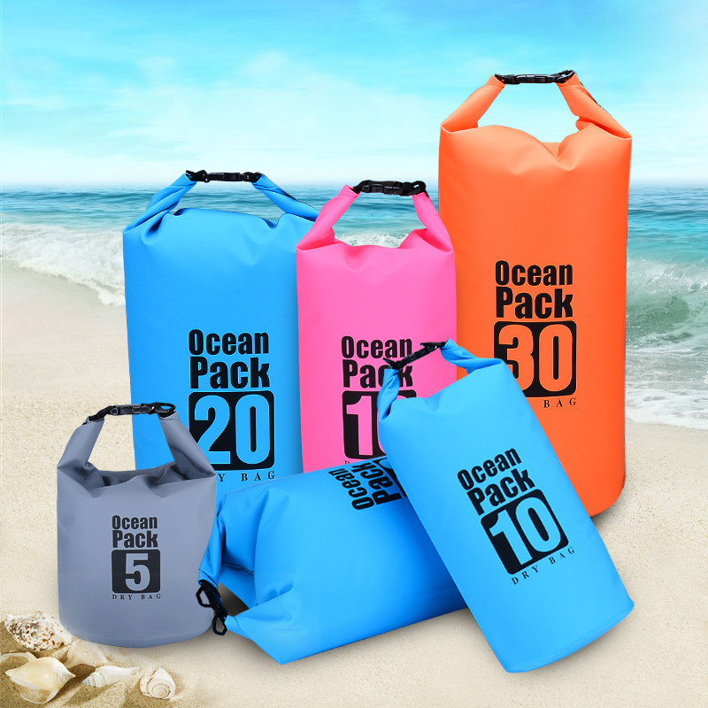 Outdoor PVC Clip Net Waterproof Bag Mountaineering Sports Bag Cycling Drifting Bag Beach Bag Swimming Bag Waterproof Bag Double Shoulder Bag