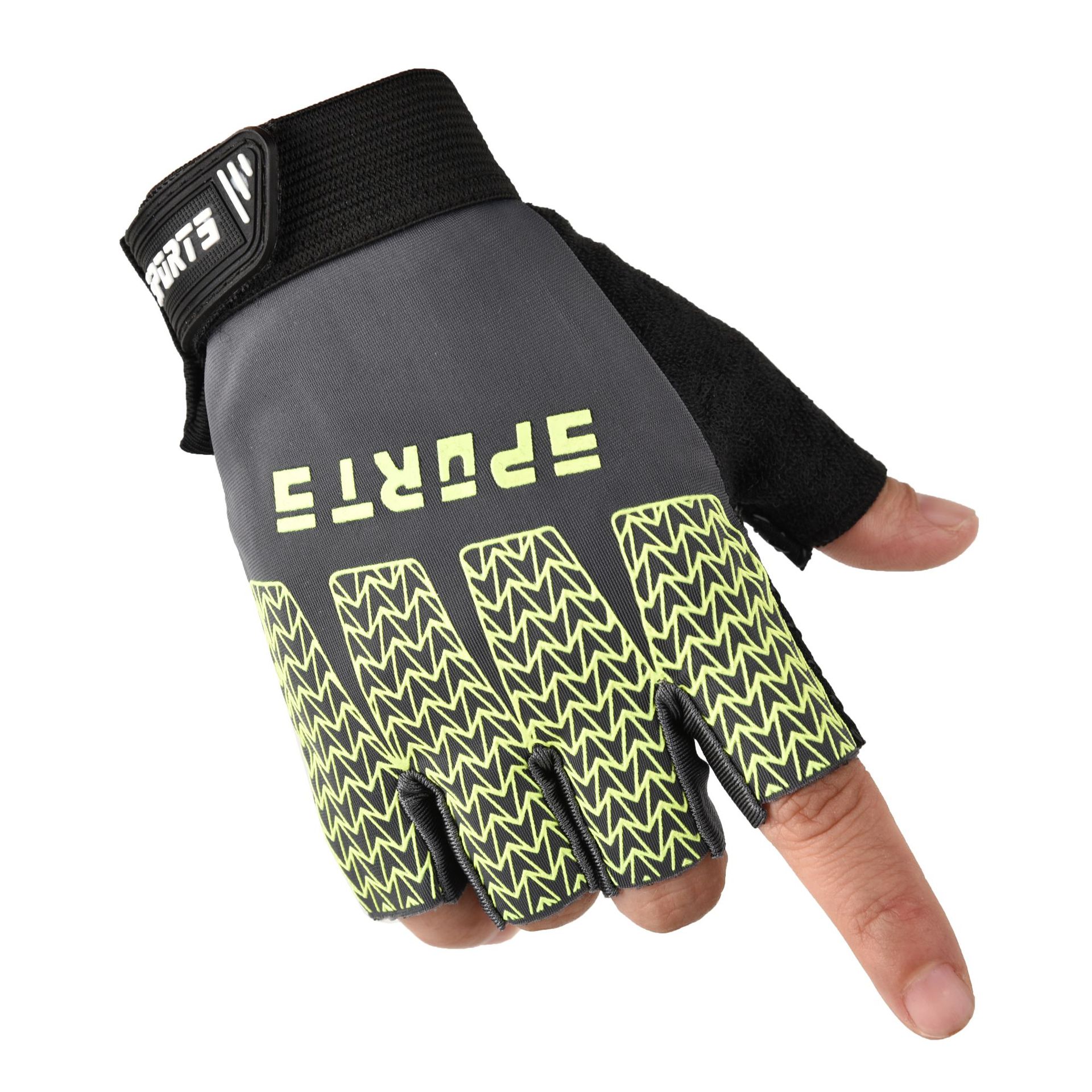 Children's half finger gloves riding sun protection driving summer fitness non-slip cycling motorcycle thin bicycle gloves