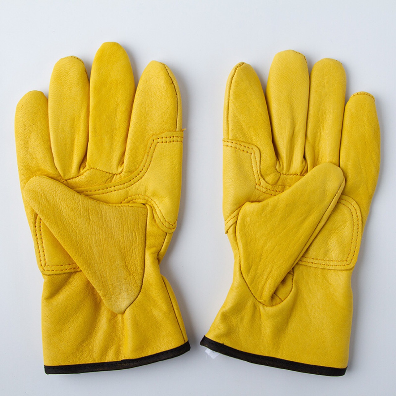Wholesale labor protection gloves top layer sheep leather yellow wear-resistant non-slip full skin anti-scalding heat insulation engineering operation welder Park