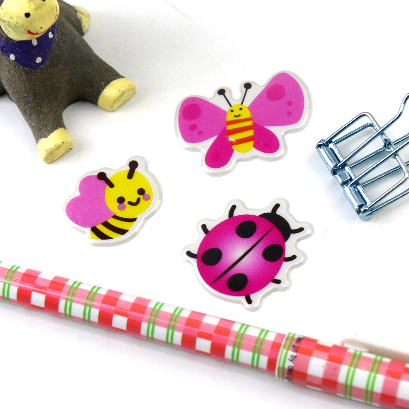 Factory direct children's stickers cartoon insect stickers cute 3D bubble stickers kindergarten reward stickers