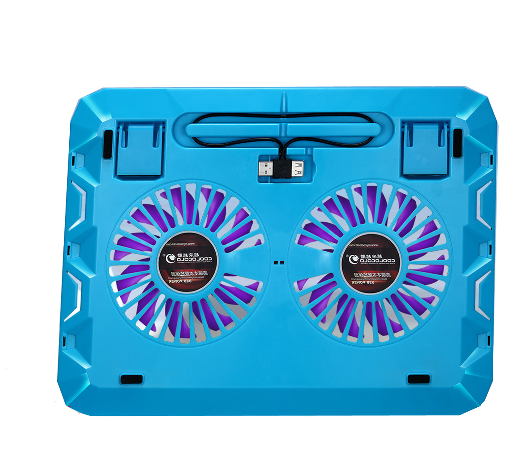 Cool thin ice 2 notebook radiator dual fan silent computer cooling base bracket portable
