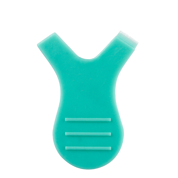 Aikexier eyelash perm auxiliary tool Y-shaped eyelash brush suit silicone brush eyelash brush silicone brush head