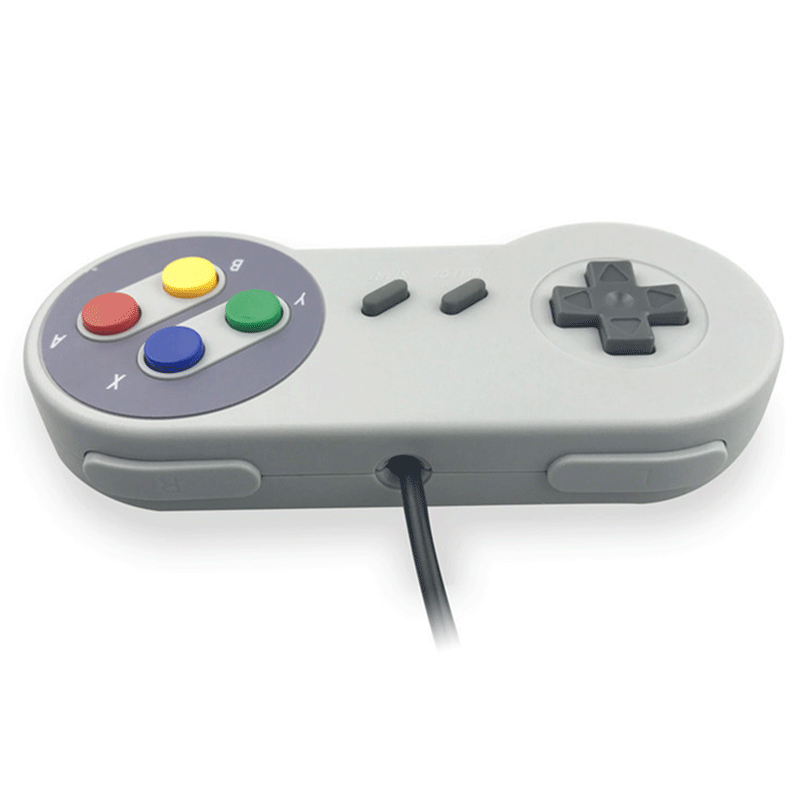 Usb超任インターフェイス有線ゲームハンドルレトロレトロゲーム機pcテレビハンドルメーカー供給|undefined