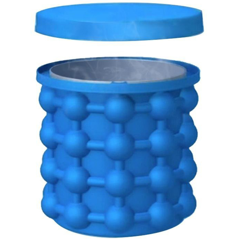 Amazon TV new cross-border ice bucket silicone ice bucket silicone ice maker large ice bucket ice Cup