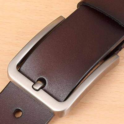 Spot cowhide men's pin buckle belt Joker youth leisure leather belt men's jeans with factory direct sales