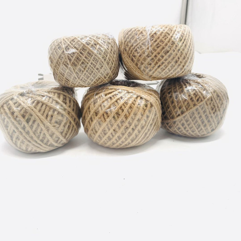 Hemp rope diy handmade jute rope environmental protection vintage decorations Wall hemp rope material binding rope in stock factory direct sales