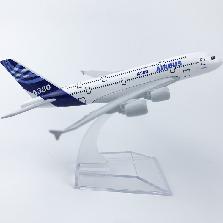 16cm aircraft model Airbus series A380A350A330A320 solid alloy simulation model toy boutique