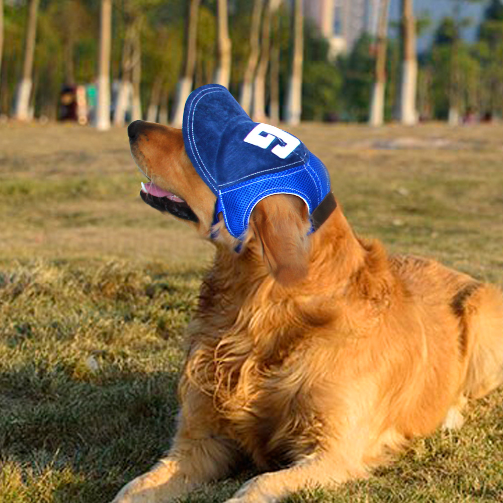 Adorable Pet Duck Hat Golden Corgi French Bulldog Teddy Small to Large Dogs Baseball Cap with Ears Sun Protection