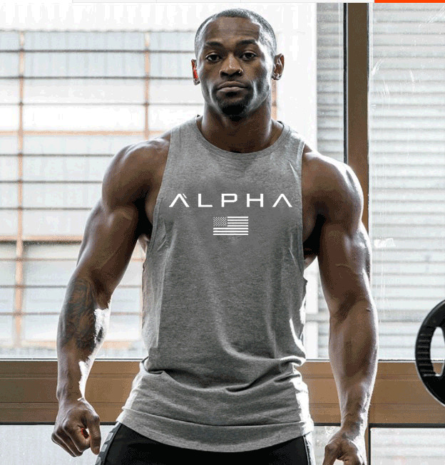 AliExpress New Muscle Men's Vest Sports Fitness Tight Cotton Training Vest