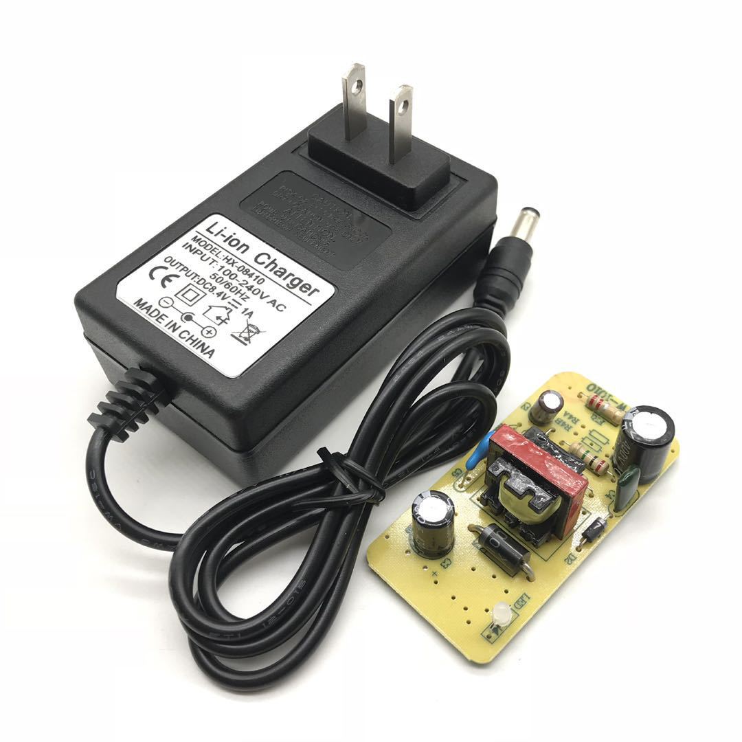 US 12.6V2A Lithium Battery Charger 21V1A 8.4v2a16.8v1a16.8v2a Charger European Standard