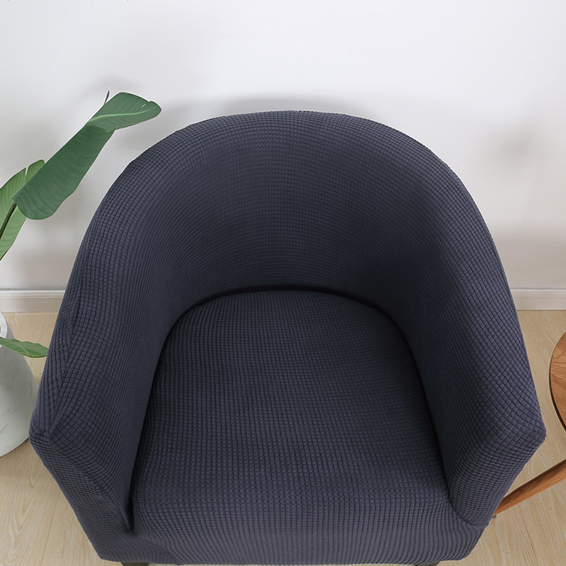 Water-repellent semicircle card holder all-inclusive single-person sofa cover Internet cafe hotel guest room conjoined elastic chair cover