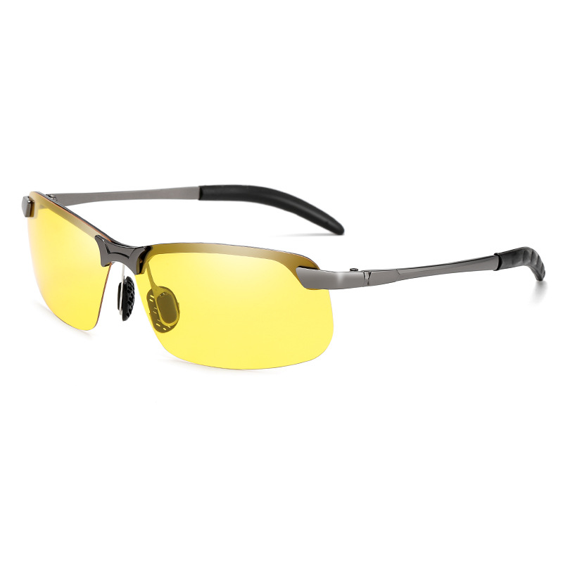 Glasses Men's Polarized Sunglasses Color-Changing Sunglasses Day and Night Driver Driving Glasses Night Vision Fishing Looking at Germany