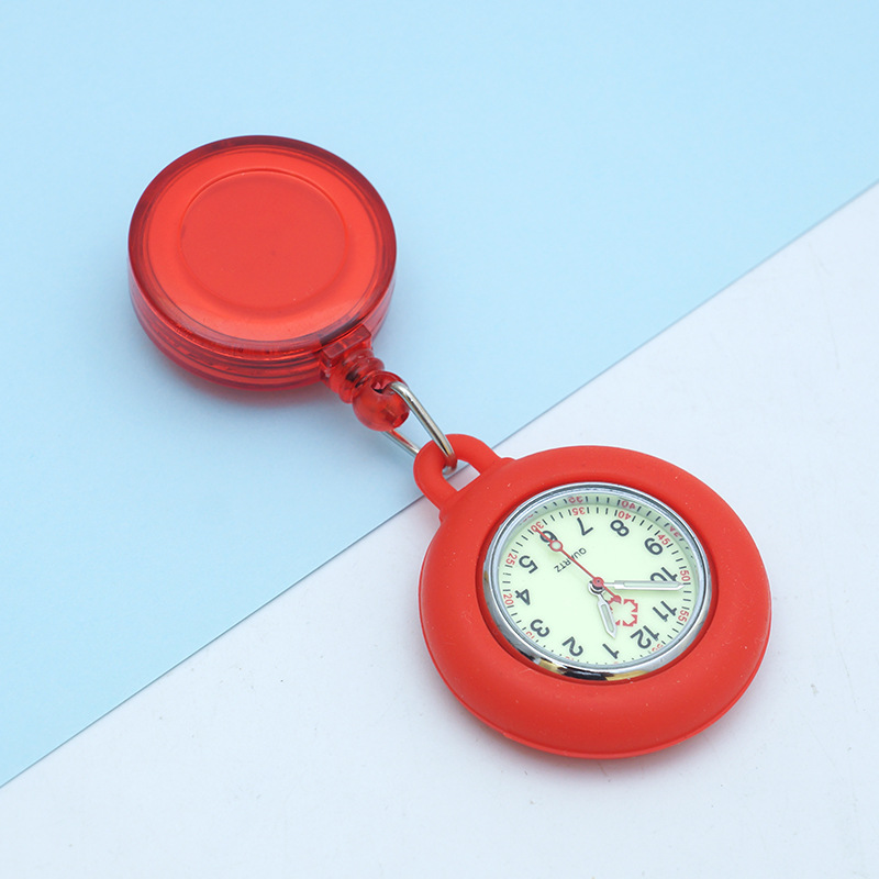 Luminous telescopic nurse table female student examination table hanging table doctor pocket table easy pull button silicone colored chest table wholesale