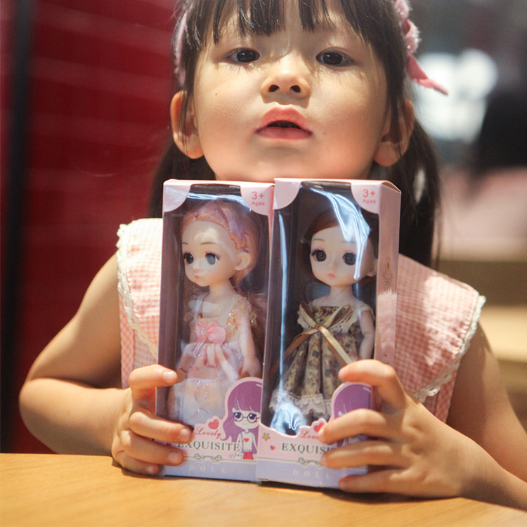 17cm Bardenby Doll Princess Set Dress-up BJD Doll Girl Toy Birthday Gift Shop