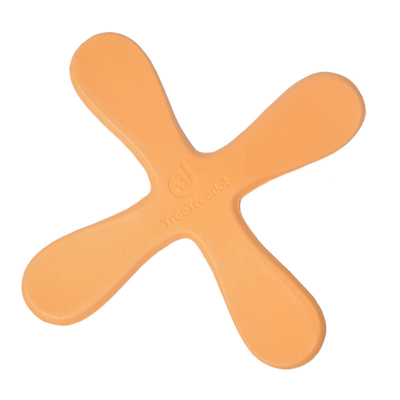 Soft EVA Boomerang Bubble Four Leaf Toy Children's Student Boomerang Flying Recoder Leisure Toys Wholesale