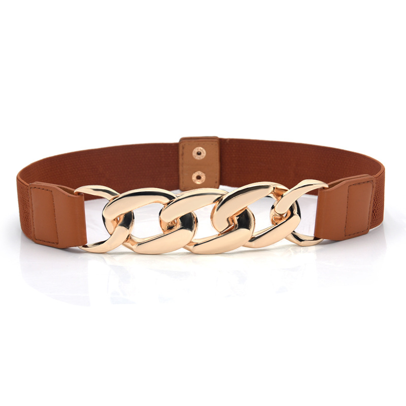 Elastic Belt Decorative Elastic Waist Seal Fashion All-match Dress Narrow Belt Women's Coat Coat Spot