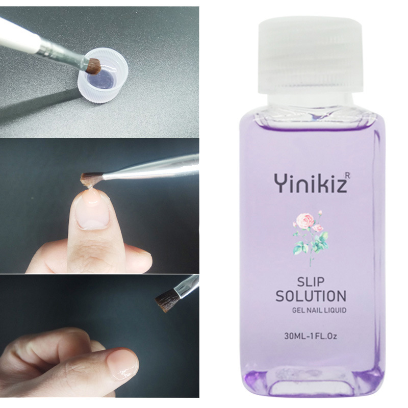 跨境延長膠潤水滑啫喱防粘水Acrylic gel solution水晶膠美甲