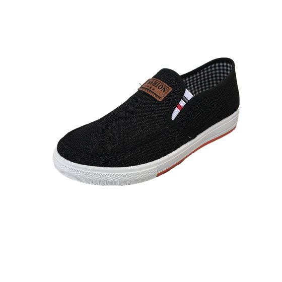 2023 new canvas shoes men's old Beijing cloth shoes tendon bottom shoes Korean fashion shoes stall night market running shoes