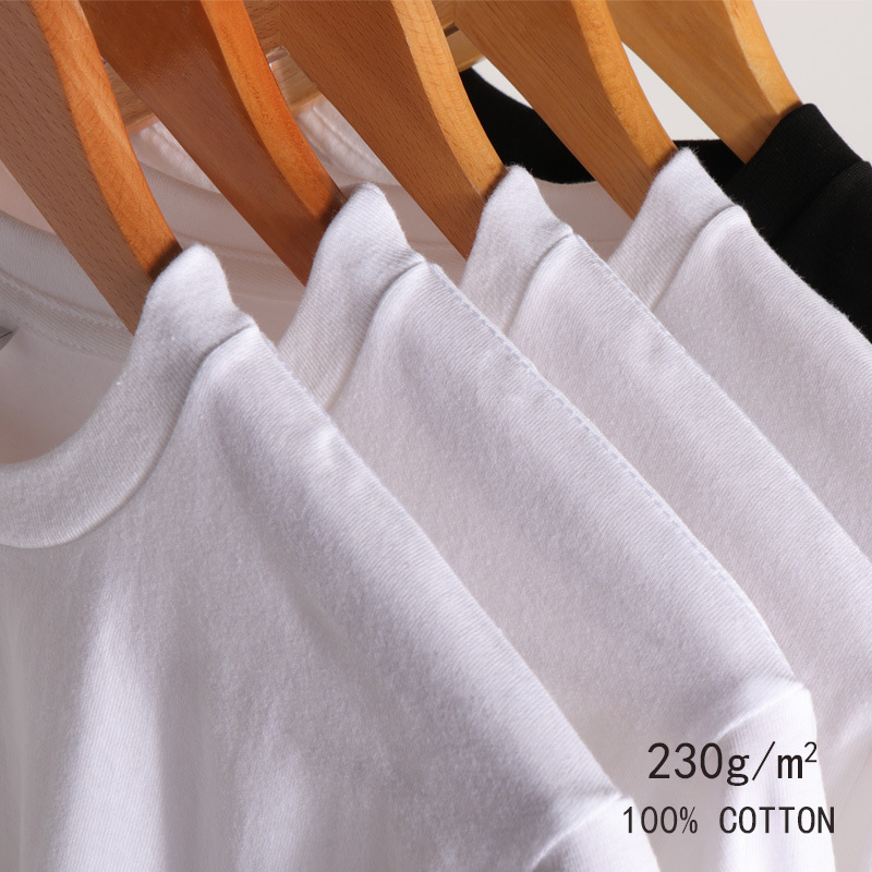 230g high texture Japanese style heavy non-transparent pure cotton solid color round neck cotton long sleeve T-shirt men's and women's blank shirt wholesale