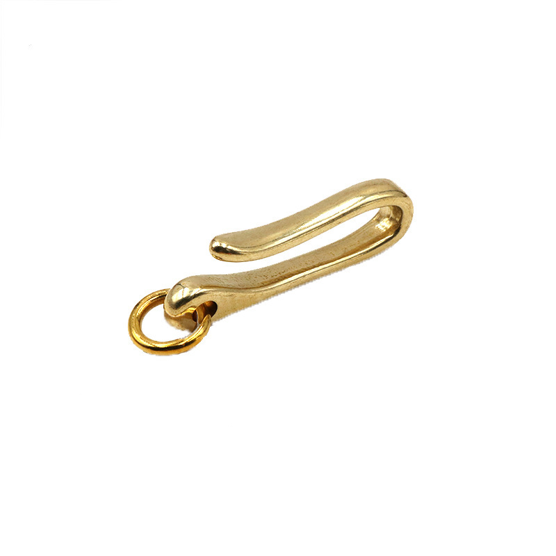 純粋な黄銅の布のフックの銅のu型のフックの手作りの皮の彫刻のu型のフックの箱の金属の部品のベルトのフックの卸売り|undefined