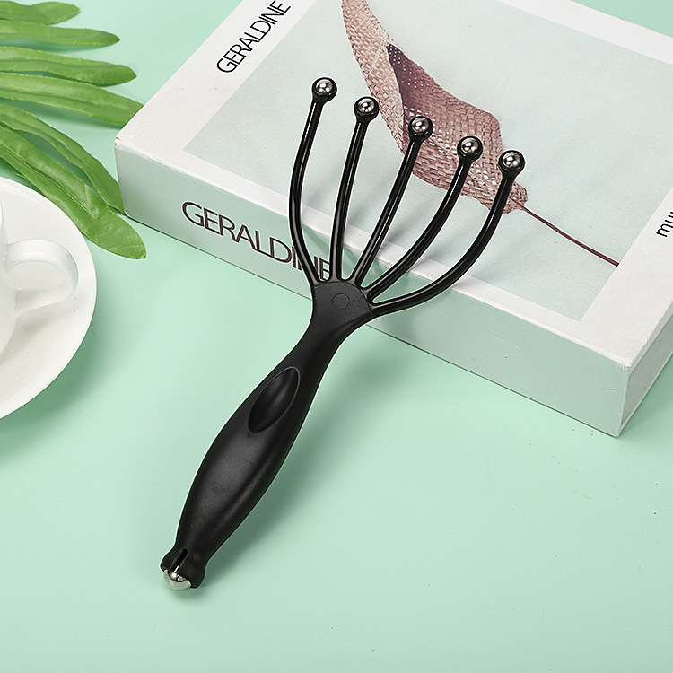 Factory in stock cross-border ball five-claw head massager scalp massage claw gripper octopus massager