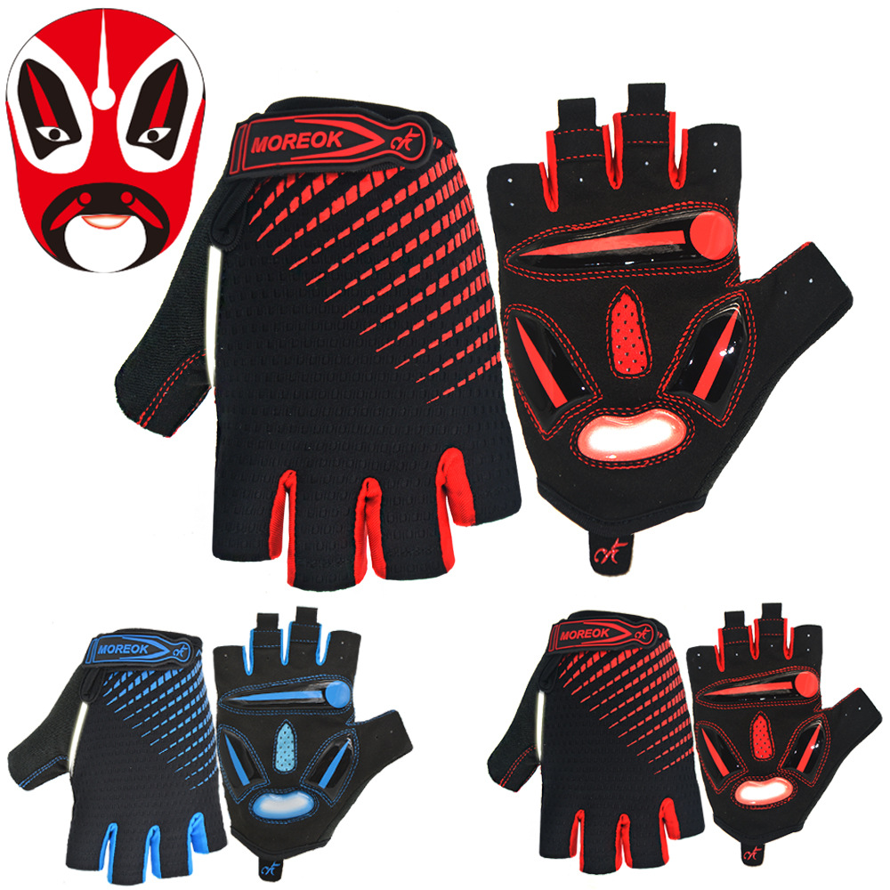 New mountain road self-propelled motorcycle cycling half finger outdoor sports short finger fitness gloves manufacturers in stock