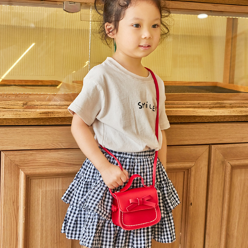 2020 Summer new girls shoulder bag Korean fashion mini bow personality children mini backpack wholesale