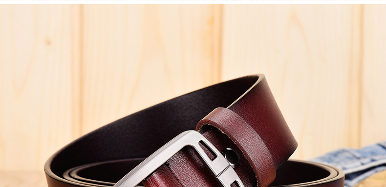 Produttori popolari all'ingrosso cintura da uomo in pelle di vacchetta con fibbia ad ardiglione a due strati cintura da uomo retrò versatile da lavoro_voghion.com