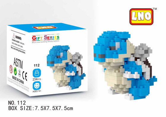 LNO small particles micro particles leisure mosaic DIY building blocks plastic toys 083-242 PET series wholesale