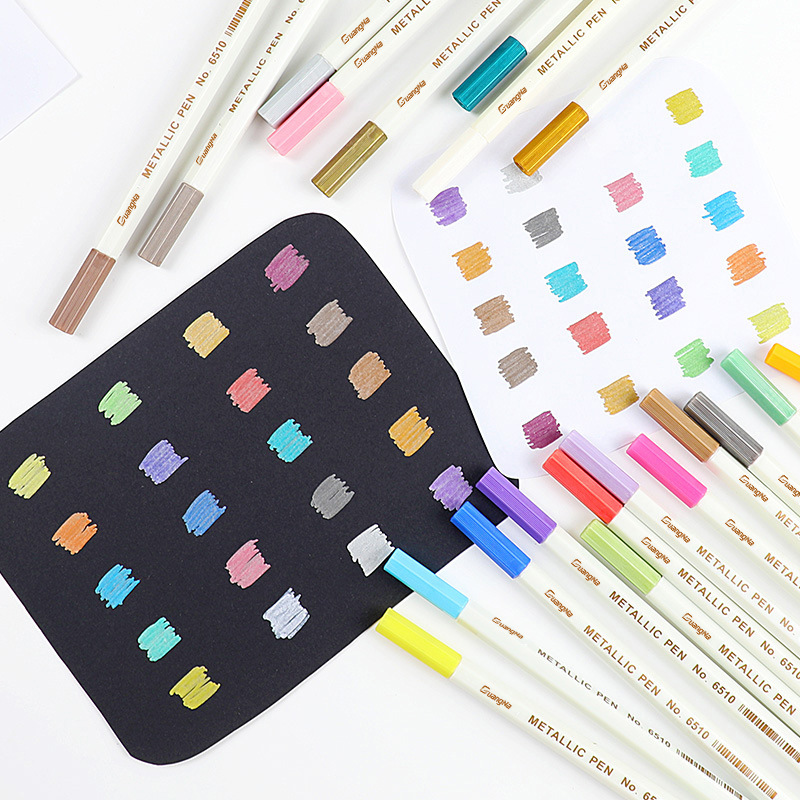 Guangna DIY photo album color pen photo photo graffiti pen 6510 metal pen color pen marker pen paint pen