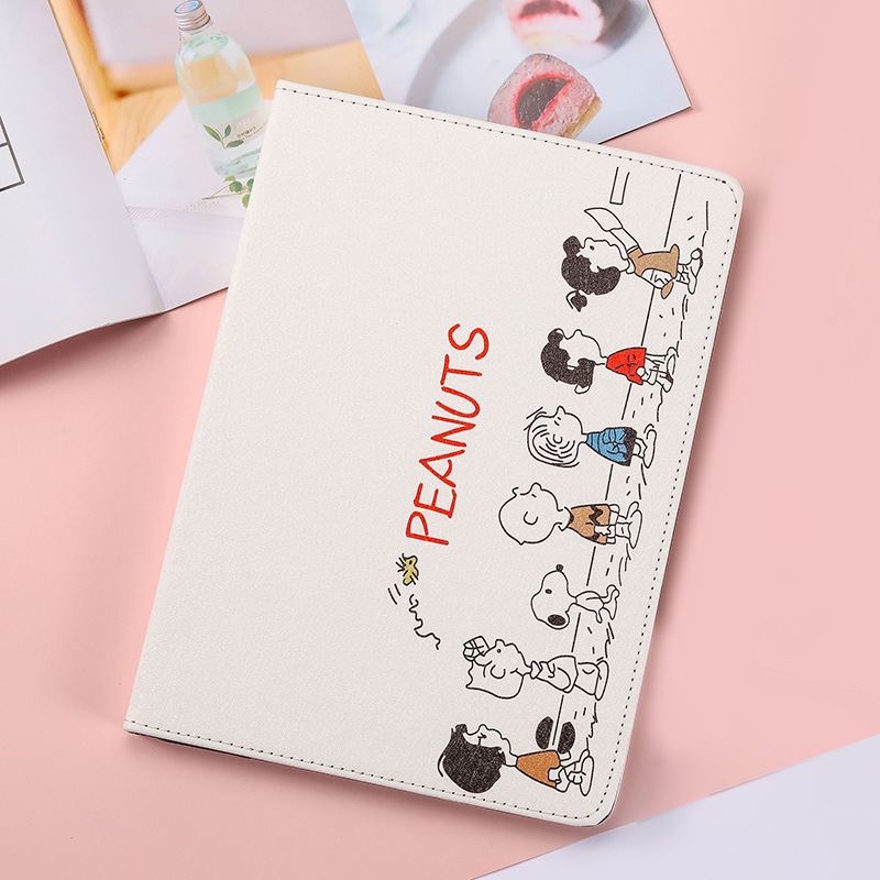 For 2021 New ipad10.2 protective case air2 flat leather case mini1234 Mini 5 anti-fall case 9.7 inch