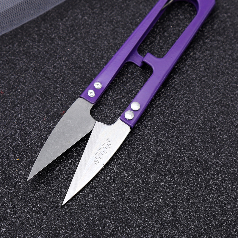 Small scissors wholesale U-shaped large spring small gauze scissors cross stitch scissors tailor small scissors fishing line trimming scissors