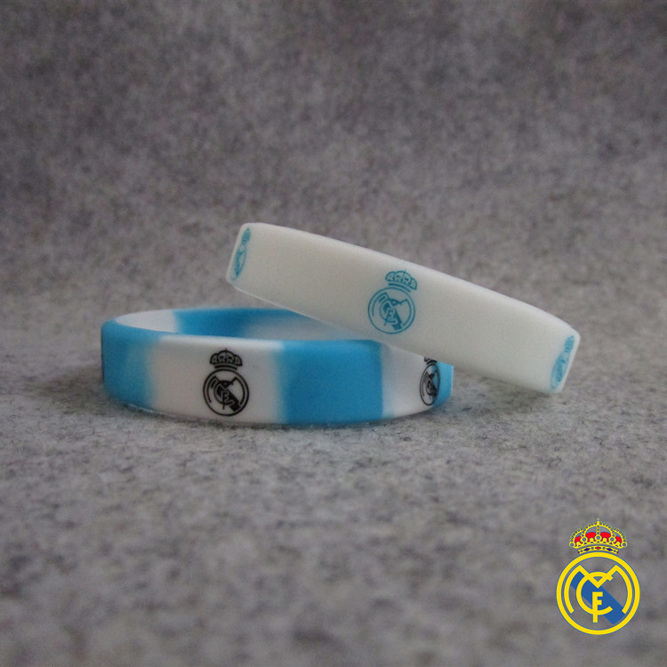Football team Barcelona Liverpool Bayern AC Juventus Real Madrid sports bracelet silicone wristband fan accessories