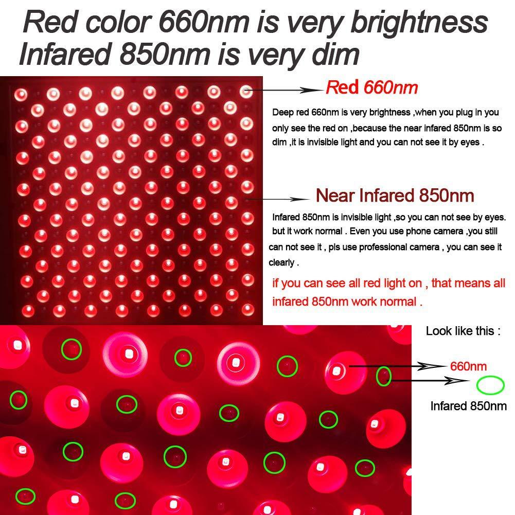 Cross-border supply infrared LED panel light 660 + 850nm physiotherapy lamp shell COB infrared physiotherapy lamp baking lamp