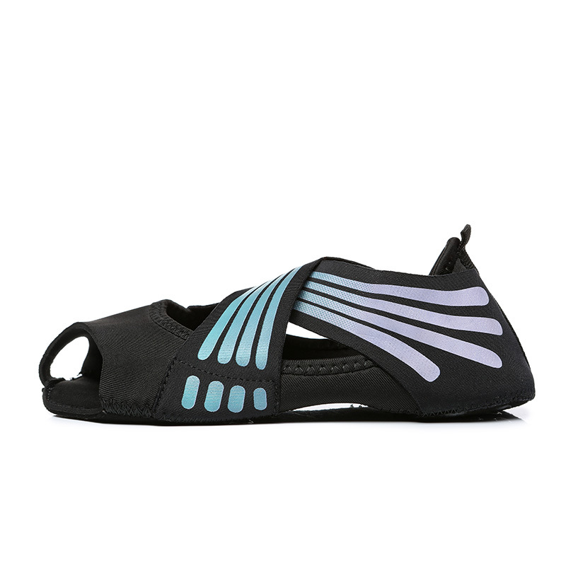 Spot New Strap Air Yoga Socks Anti-slip Adult Open Finger Adult Yoga Shoes Pilates Dance Shoes