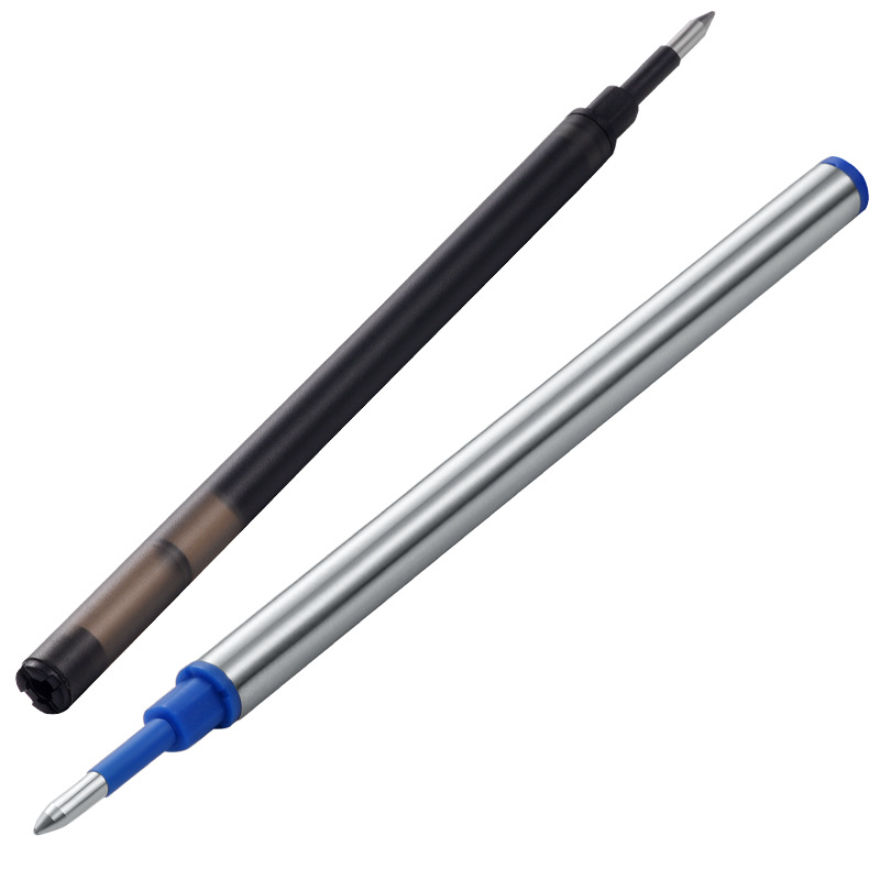 Press the round bead metal signature Orb refill ink pen Blue Black neutral refill 0.5 refill 0.7G2