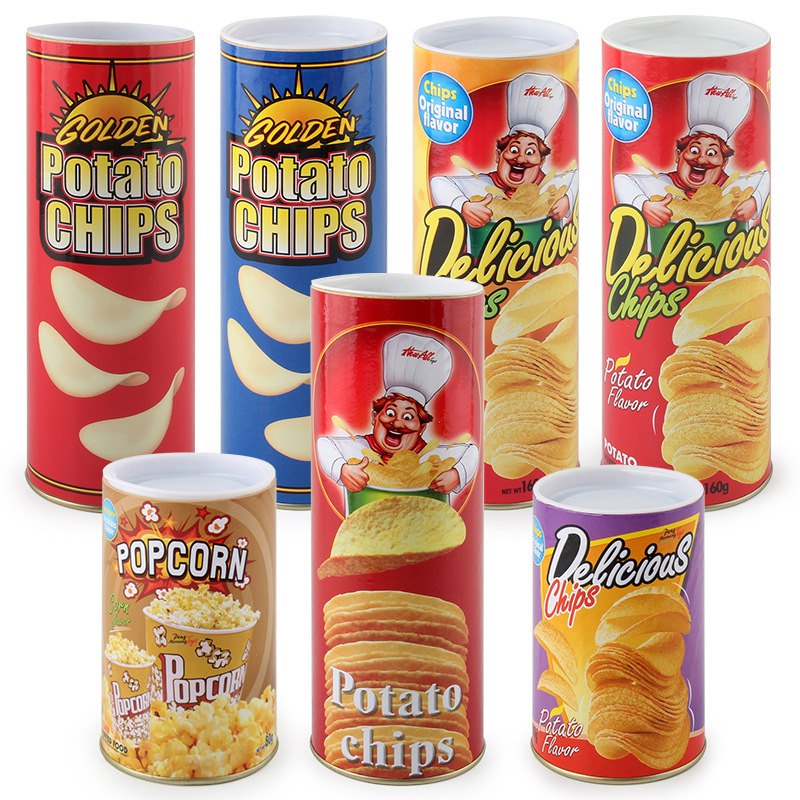 Potato chips bouncing snake April Fool's Day gift spoof startled potato chips snake toy funny gift toy simulation snake
