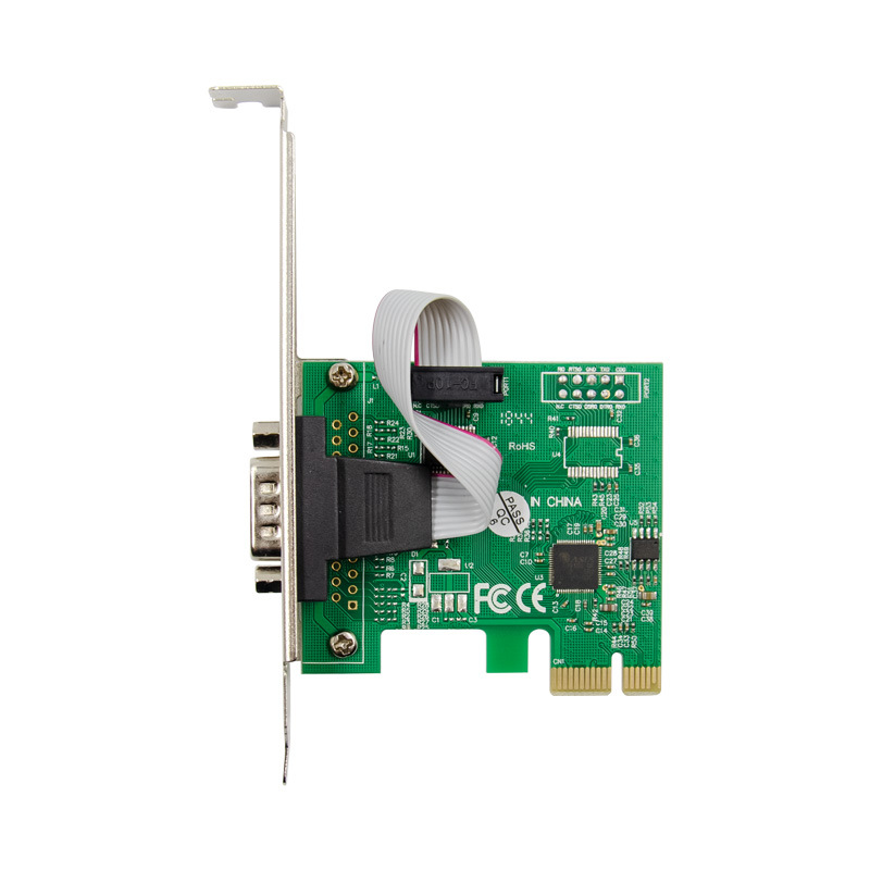 SUNWEIT ST328 PCIe x1 AX99100 1s DB-9-pin RS232 industrial COM port expansion card