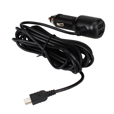 Driving recorder truck car charger dual USB cigarette lighter car charger 3.5A GPS navigation car charger 3.5 m